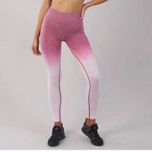NOT FOR SALE. Gymshark Ombré chalk pink/ beet s